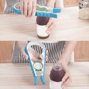 Multi-function 4 In 1 Bottle Opener for Opening Big and Small Bottle Caps