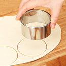 3pcs Stainless Steel Round Dumplings Wrappers Molds Set Cutter Maker Tools