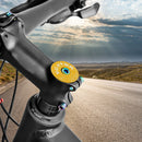 MTB Bike Headset Cover w/ Screw Bicycle Fork Tube Stem Cap Covers (Yellow) Newly