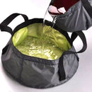Folding Portable Outdoor Washing Basin Water Pot Camping Bucket Collapsible