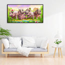 5D DIY Full Round Drill Diamond Painting Cartoon Small Animal Handmade Decor