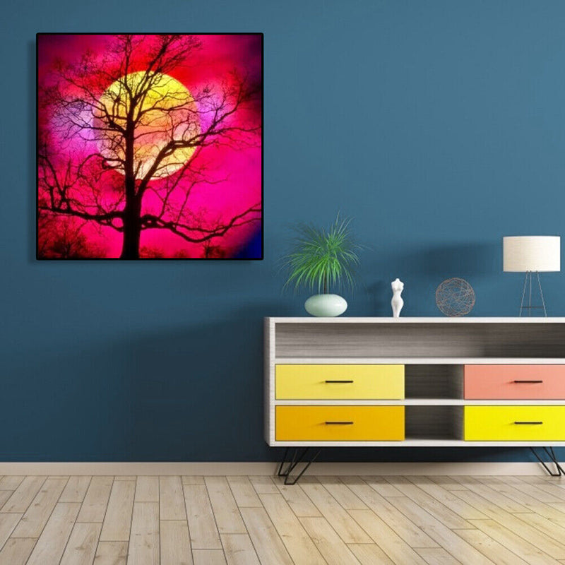 5D DIY Diamond Painting Full Drill Rhinestone Tree Moon Embroidery (K962) Newly