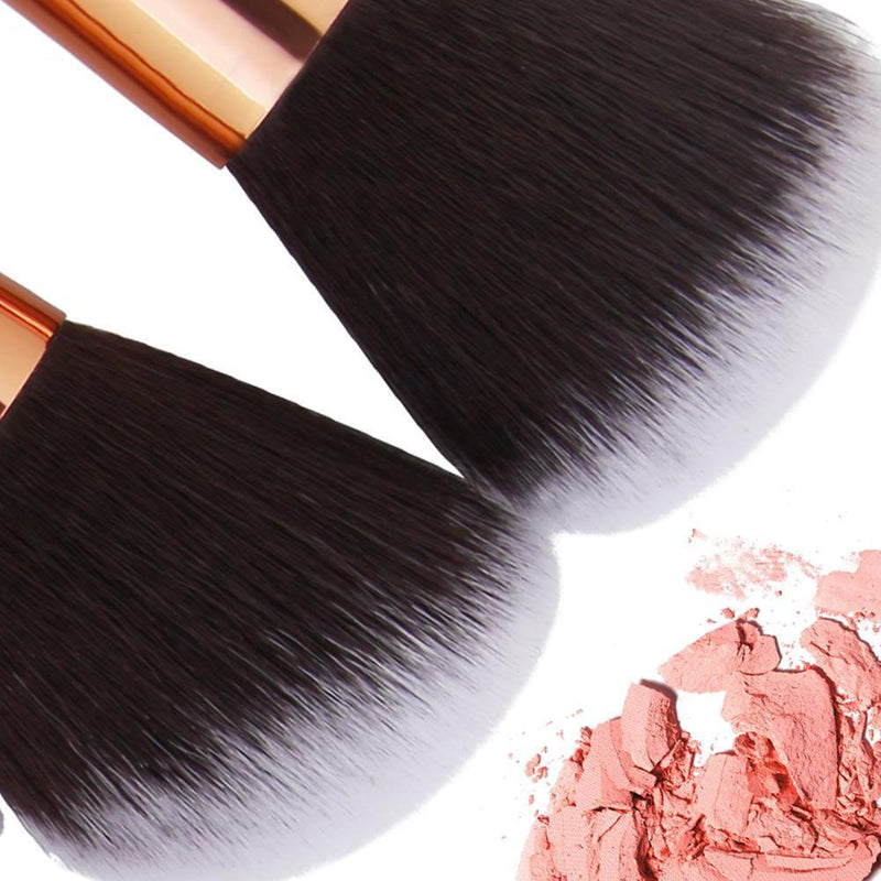 22pcs Makeup Brushes Kit Pro Eyeshadow Liner Lip Concealer Tool(White)