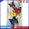 Butterflies Oil Paint By Numbers DIY Handpainted on Canvas Wall Art Picture