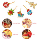 DIY Diamond Special Shape One-sided Hanging Christmas Ornament Prop (GS07) Newly