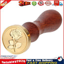 Rose Pattern Sealing Wax Stamp Fire Painting Stamping Envelopes Card (71) Newly