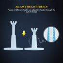 2x Golf Ball Tee Holder Adjustable Telescopic Golf Training Practice Accessories