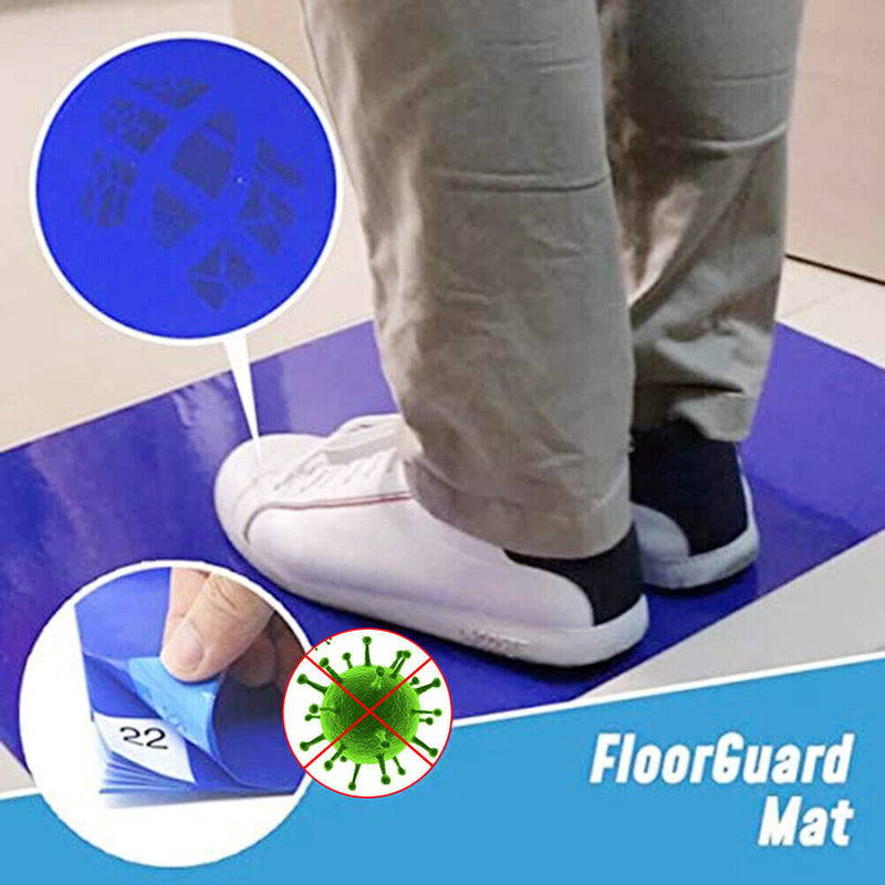 30pcs Anti Bacterial Peel Off Sticky Floor Door Mat Dust Remover Pads (M) Newly