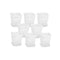 Strong White Plastic Square Plant Flower Pot Planter X5 K2V4 S4X1 Growing O8S8