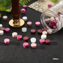 100pcs Retro Octagon Sealing Wax Grain Fire Painting Pill Stamping Envelope