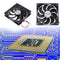 YD-1212025SH DC12V Cooler Fan 118x118x24mm 9 Blades Computer PC Fan