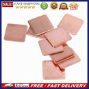 10 pcs 15mmx15mm 0.5mm Heatsink Copper Shim Thermal Pads for Laptop