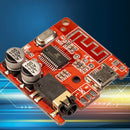 5pcs Bluetooth-compatible 5.0Audio Receiver Board MP3 Lossless Decoder(Red)