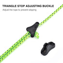 Camping Tent Fastener Clothing Buckles Anti Brief Cord Adjuster Tools (10pcs)