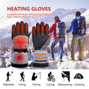 2pcs Smart Ski Heated Gloves Waterproof Motorcycle Bicycle Cycling Glove Mittens
