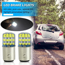 2x 1157 Strobe Flashing 24SMD LED Car Brake Turn Signal Light Bulbs (White)