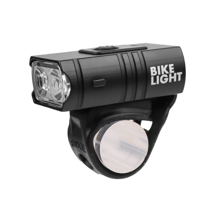 MTB Bike Handlebar Front Light Night Safety Riding 6 Modes Lighting Headlight