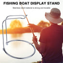Removable Fishing Wheel Rack Stainless Steel Spinning Reel Display Bracket Newly