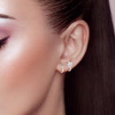 1pc Fashion Stud Earrings Women Korean Style Ear Studs Jewelry Gifts (Star)