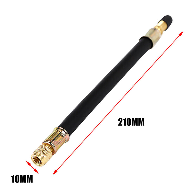 210mm Flexible Rubber Car Tire Valve Extension Tyre Valve Stem Adapter with Cap