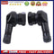 2pcs 90° CNC Aluminum Motorcycle 11.3mm Rim Tire Tyre Valve Stems(Black)