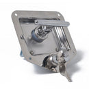 Door Truck Toolbox Cabinet Lock T-Handle Lock Trailer Door Latch Rear Fixing