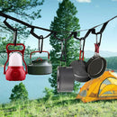 2pcs Hammock Strap Outdoor Camping Tree Hanging Load Bearing Rope (White) Newly