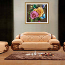5D DIY Full Drill Diamond Painting Charming Flowers Cross Stitch Embroidery