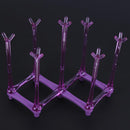 Glass Cup Bottle Drying Rack Drainer Shelf Holder Kitchen Organizer(Purple)