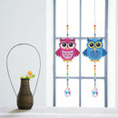 2pcs Crystal Light Catcher Diamond Painting Owl Hanging Decor (GSKY2002)