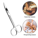 Mini Curved Mustache Nose Ear Hair Remover Scissors S1Z8 N8 Trimmer w/ Hot N8Q3