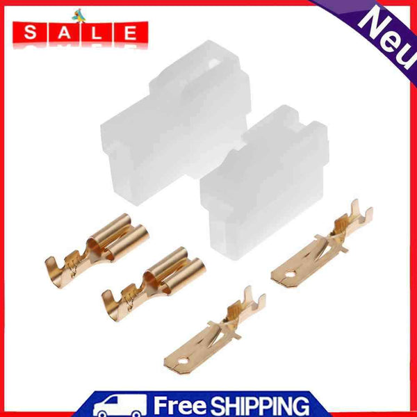 JUNERAIN T-Type 2 Pin DC Power Connector for VHF/UHF Radio Kenwood Yaesu Icom