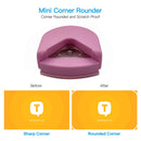 4mm Mini Portable Corner Rounder Punch Round Corner Trimmer Cutter (Pink)