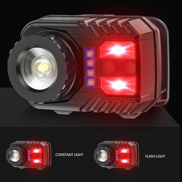 Work Light Fishing  Lamp Induction Glare Headlamp XPG+COB Glare Headlight