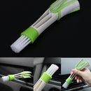 VODOOL Portable Double Finished Car Air Conditioning Vent Slot Clean Brush Inst