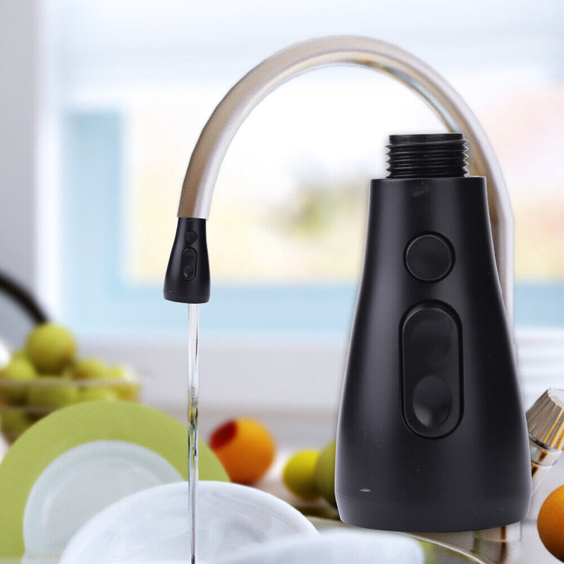 360 Degree Faucet Head 2 Mode Sink Basin Filter Pull-Out Nozzle Sprayer (D)