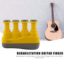 Guitar Hand Finger Exerciser Grip Power Trainer (Kids Yellow Gray 3 lbs)