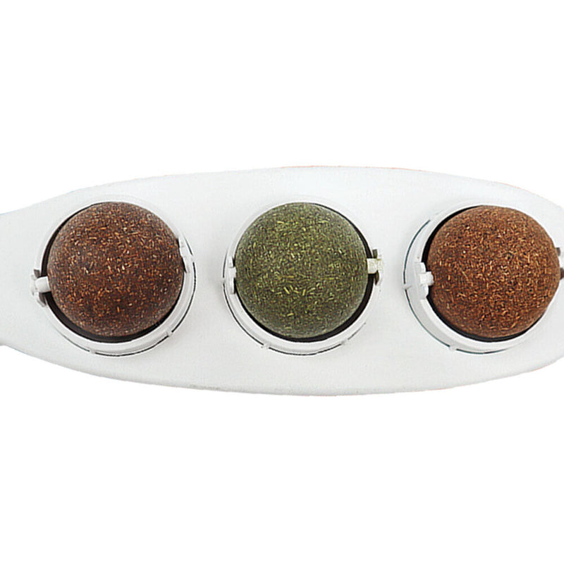 3 In 1 Catnip Energy Ball Rotatable Catnip Edible Lick Balls Pet Health Supplies