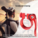 31.8mm Seatpost Clamp Quick Release MTB Bike Seat Post Tube Clip (Red)
