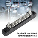 Terminal Block Bus Bar & Cover 12V Distribution Bus Auto Bar Boat 2021 I1F0