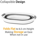 Draining Basket Storage Basket Collapsible Laundry Basket Washing Clothes Bin