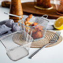 Snack Potato Chips Frying Colander Square French Fries Fried Basket Cooking T