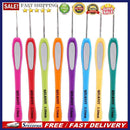 8pcs Soft Plastic Handle Knitting Needles Set Aluminum Crochet Hooks DIY Cr