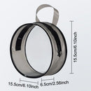 Plastic Portable Zipper Box Round PVC Cosmetic Bag Storage Bag Makeup Pouch