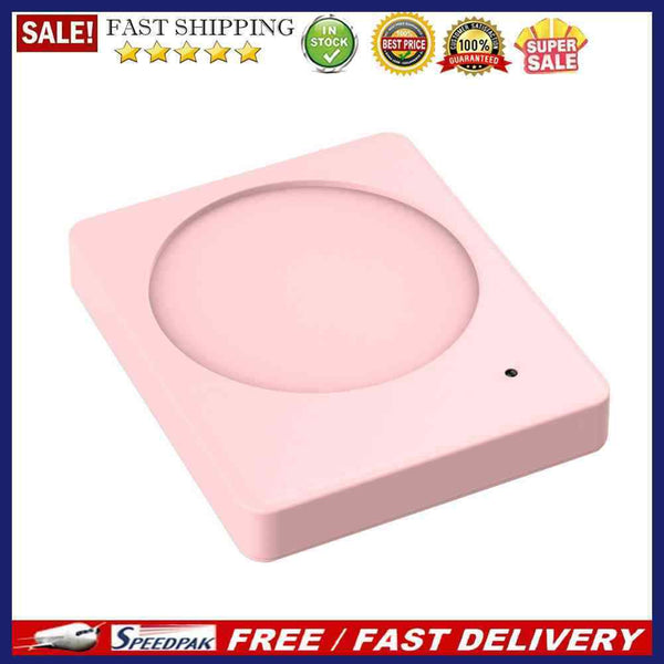 220V Electric Hot Tea Maker Portable Desktop Heater Hot Milk Cup Heating Coaster