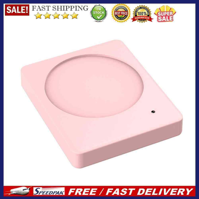 220V Electric Hot Tea Maker Portable Desktop Heater Hot Milk Cup Heating Coaster