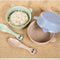 Dinnerware Plastic Bowl Spoon Set Panda Design Wheat Straw Baby Feeding Bowl