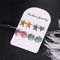 Women Jewelry Fashion Accessories 4 Pairs/Set Stud Earrings Shell Starfish