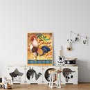 Canvas Paint By Numbers Chicken Oil Hand Painted Drawing Kit Home Decoration