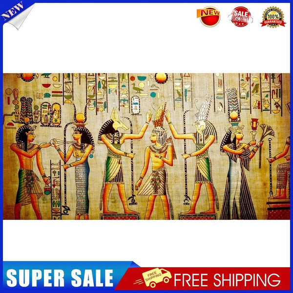 Egyptian Frescoes Oil Paint By Numbers Kits DIY Handpainted on Canvas Craft